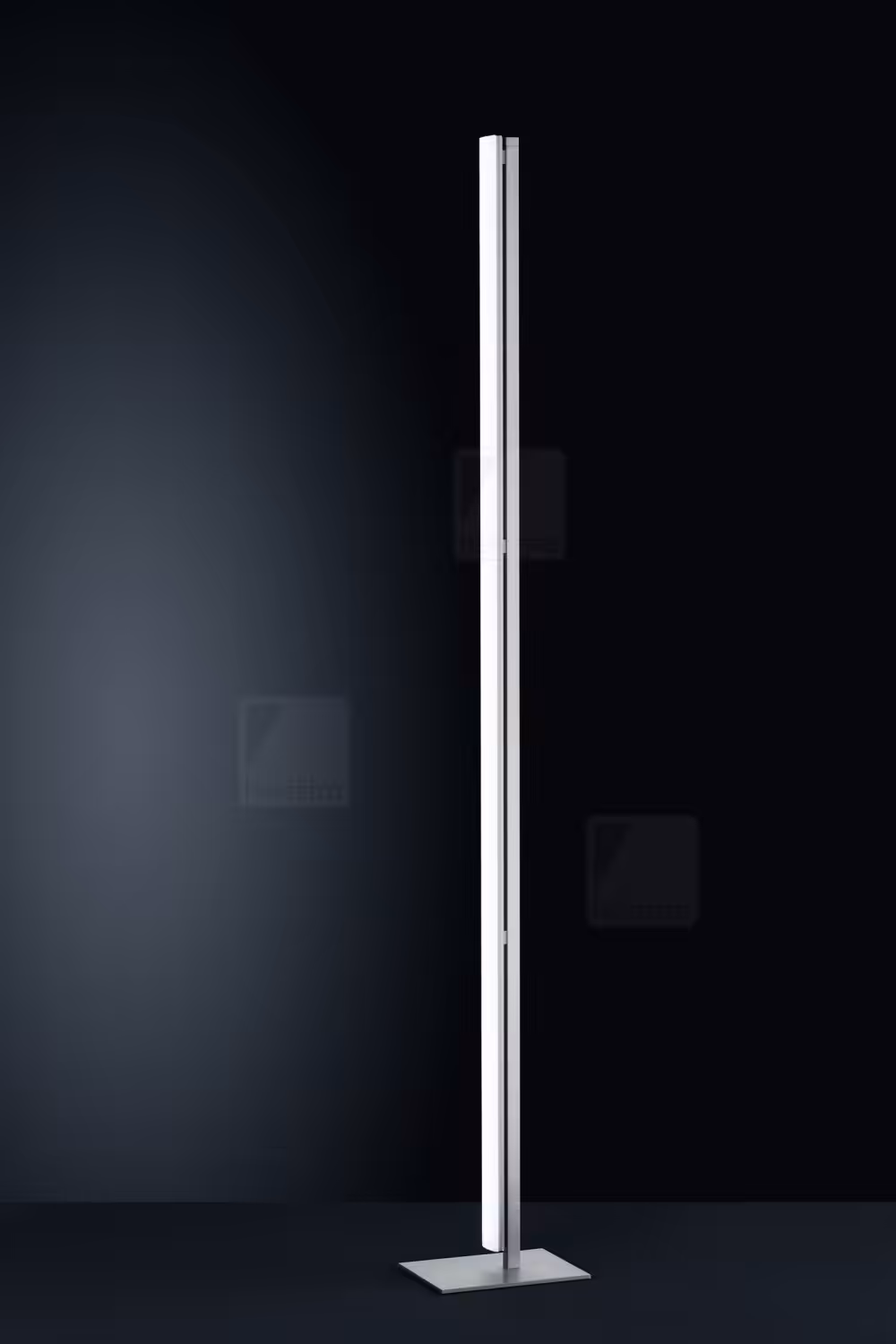 VENTA Επιδαπέδιο Φωτιστικό LED Ματ Νίκελ με Ενσωματωμένο Dimmer 31W Nickel