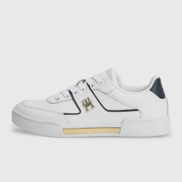 Δερμάτινο Sneaker Tommy Hilfiger FW0FW06859F_OK8 Άσπρο - 41