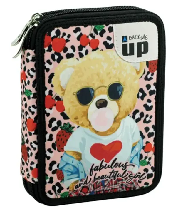 Σχολική Κασετίνα BMU Fashion Bear / 357-35100 (Back Me Up)