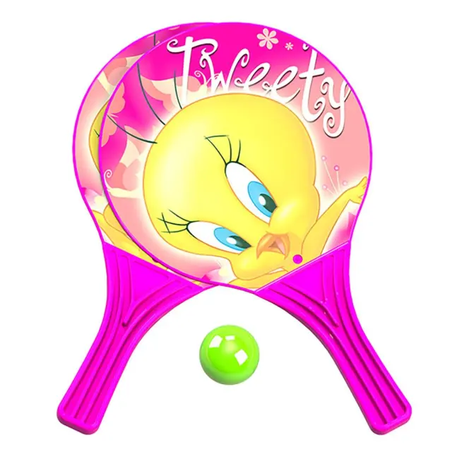 Warner Bros Σετ Ρακέτες + Μπαλάκι Tweety 37x22cm (42-1974)