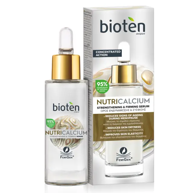 Bioten Nutricalcium Ορός Ενδυνάμωσης & Αναπλήρωσης ΕλαStickότητας 30ml