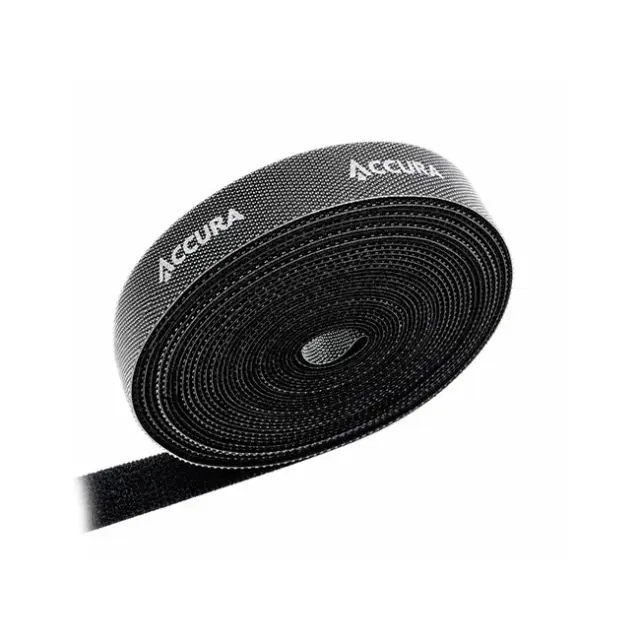 Accura Velcro Tape 15mm x 5m Black (ACC2337)