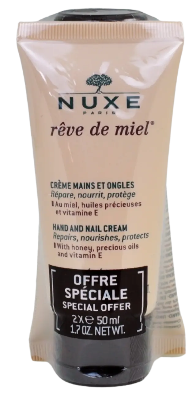 Nuxe Promo Reve De Miel Creme Mains Ongles Κρέμα Χεριών & Νυχιών, 2x50ml