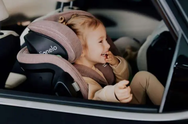 Lionelo Harmony i-Size κάθισμα αυτοκινήτου 40-150 cm isofix Pink Mauve Bamboo 3