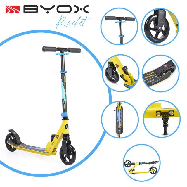 BYOX - Scooter Rocket blue - 3800146227081