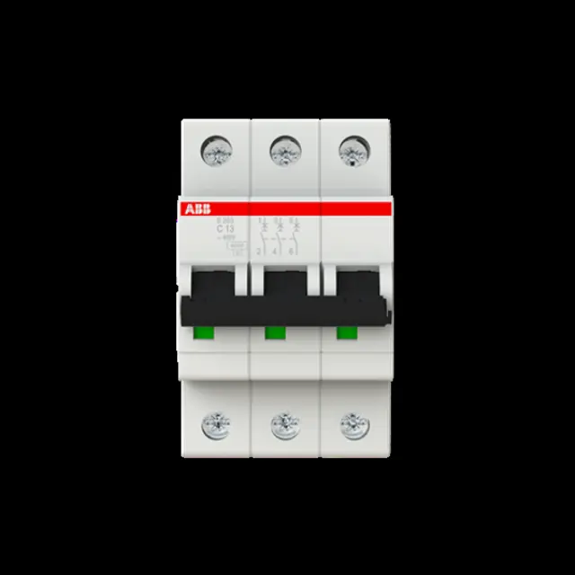 S203-C13 Miniature Circuit Breaker - 3P - C - 13 A
