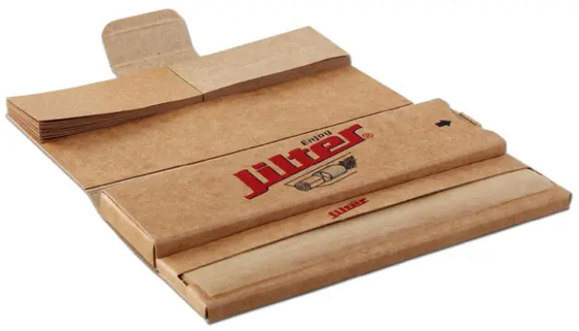 Jilter Χαρτάκια Premium Smoke Kit Ακατέργαστο - King Size Slim 32φ. + Tips 3