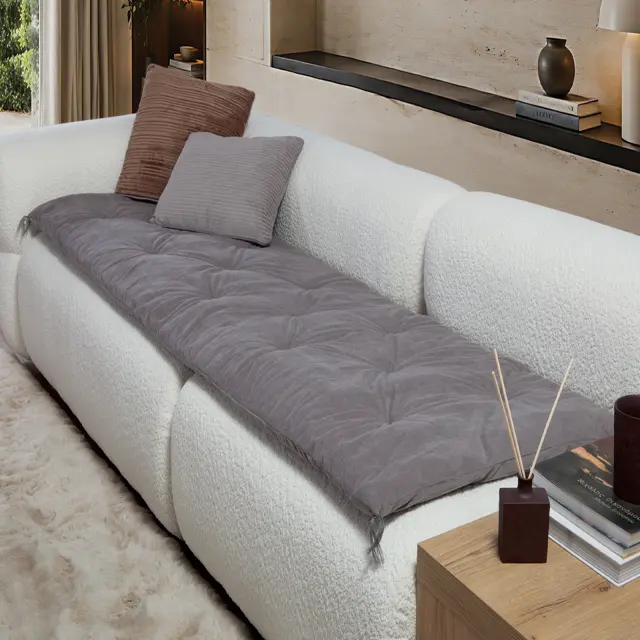 Nef-Nef Homeware Ανώστρωμα Καναπέ Eriete 70x180 Γκρι