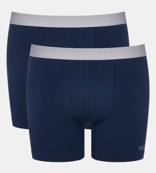 Sloggi Men Μποξεράκια Ανδρικά Go ABC 2.0 Short Μπλε 2-Pack