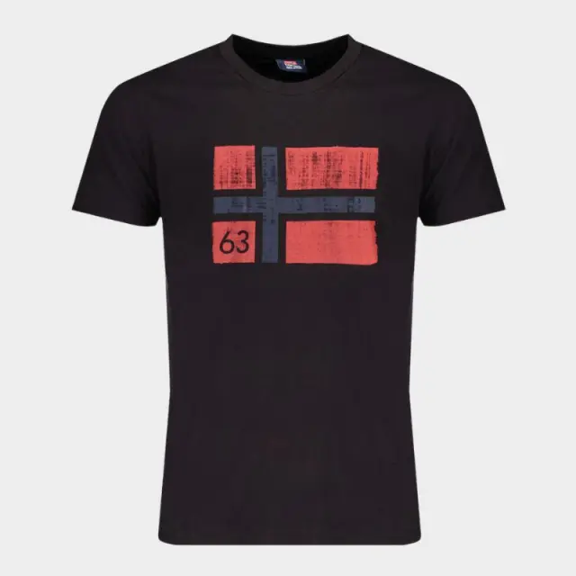 T-Shirt Norway 1963 846019_NEBLACK Μαύρο - XL