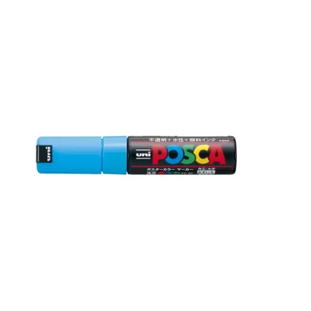 Posca Μαρκαδόρος PC-8K Χονδρός 8mm light blue
