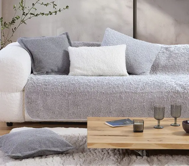 Nef-Nef Homeware Ριχτάρι Vanjel Διθέσιο 150x250 Silver