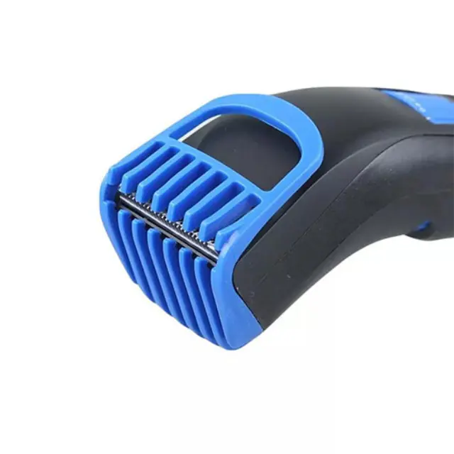 Kemei KM-220 Επαναφορτιζόμενη Κουρευτική Μηχανή Black Blue 3