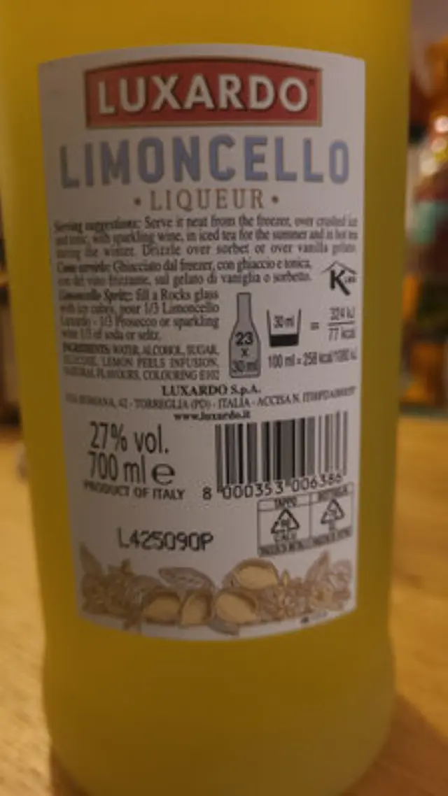 LUXARDO LIMONCELLO 700ml
