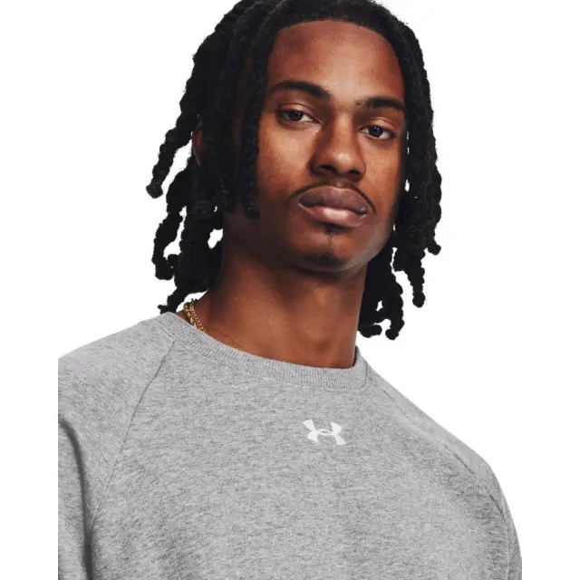 Under Armour Rival Fleece Crew (1379755-025) - Γκρί 3