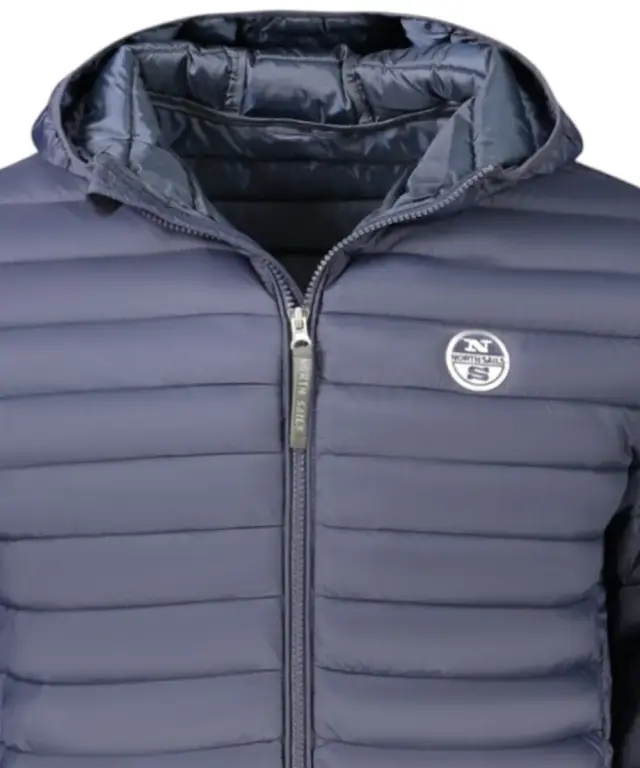 North Sails- Ανδρικό Μπουφάν Bomber Regular Fit 901070-000-0802 Μπλε Σκούρο 3