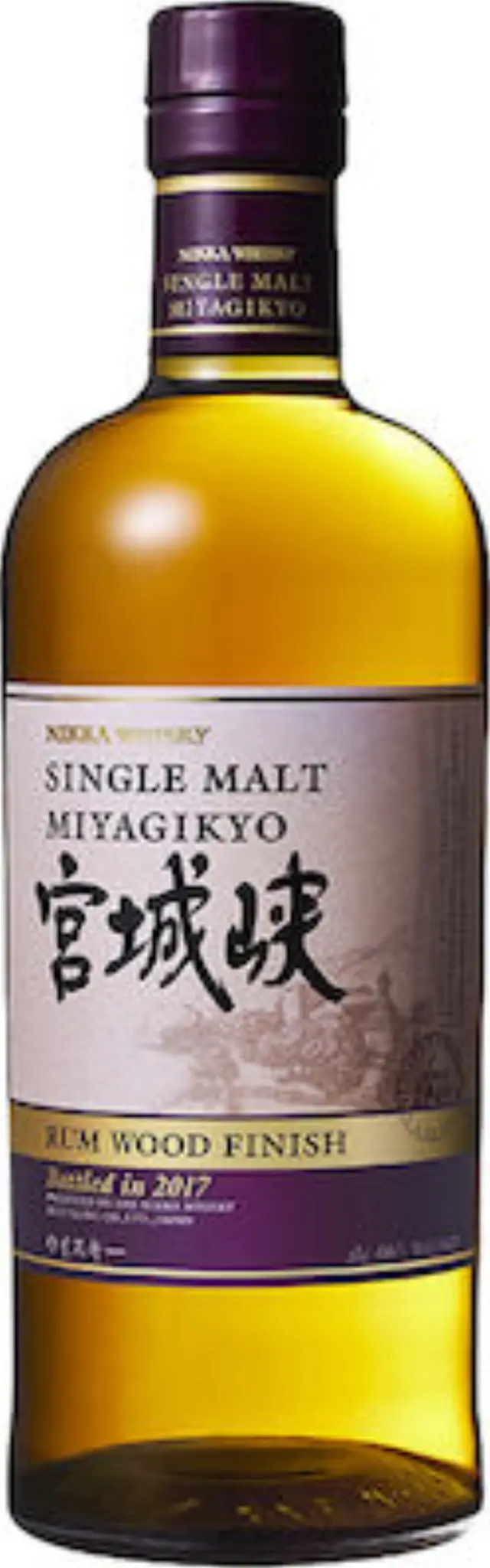 MIYAGIKYO SINGLE MALT WHISKY RUM WOOD FINISH 700ml