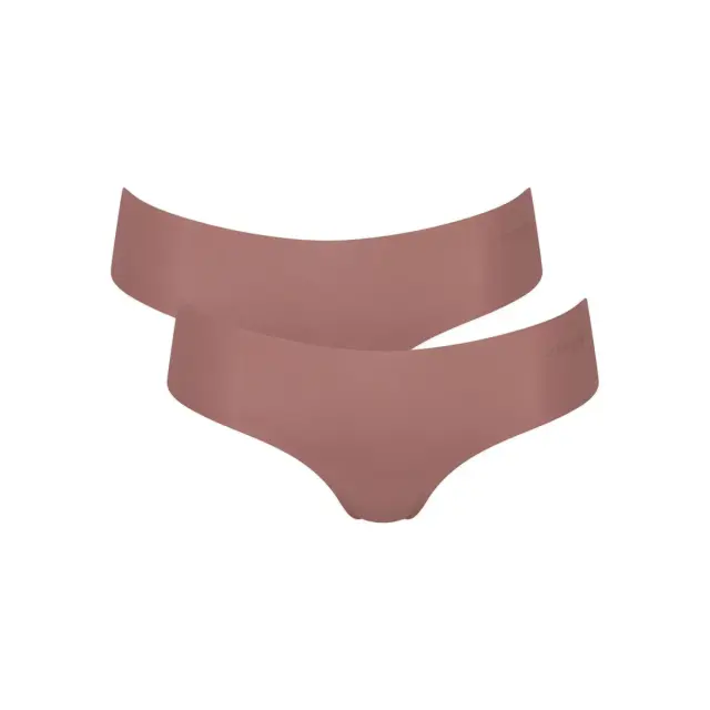 Sloggi Γυναικείο Εσώρουχο ZERO Microfibre 2.0 H Hipster - Διπλό Πακέτο, Χρώμα Cacao