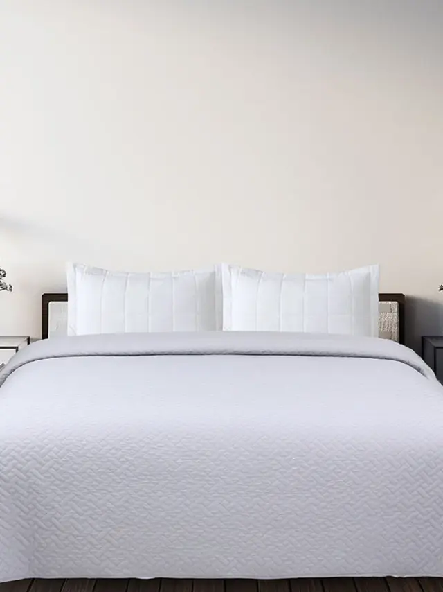 Κουβερλί Voielo Light Grey Υπέρδιπλο (220x240) Sunshine