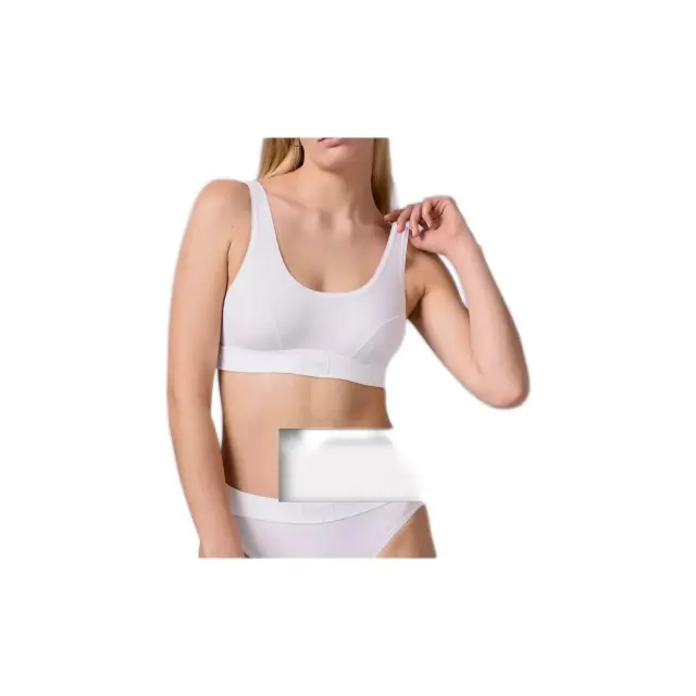Sloggi Γυναικείο Μπουστάκι Double Comfort T Top, Χρώμα Λευκό 3