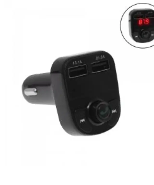 FM Transmitter Αυτοκινήτου με Bluetooth – USB – MicroSD και Φόρτιση Κινητού X8