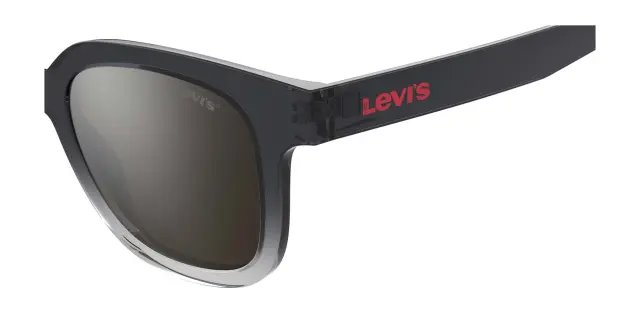 Levi s LV 1010/S ΚΒ7/Τ4 Unisex Γυαλιά Ηλίου με Γκρι Κοκκάλινο Σκελετό και Γκρι Φακό με Ασημί Καθρέφτη 3