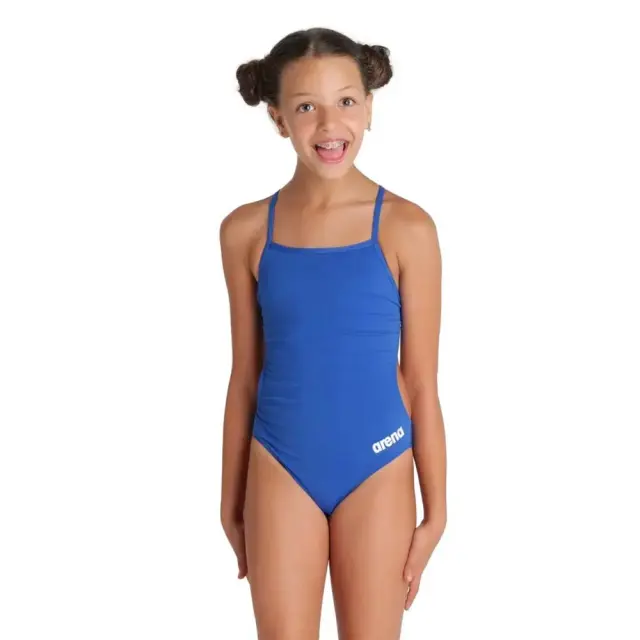 Arena Girl's Team Challenge Swimsuit Μπλε - Άσπρο 004765-720 (Arena)