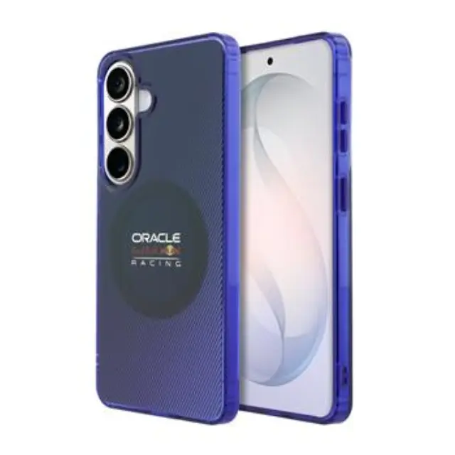 Red Bull PC Double Layer Blended Lines Magnetic Case for Samsung Galaxy S26 Navy