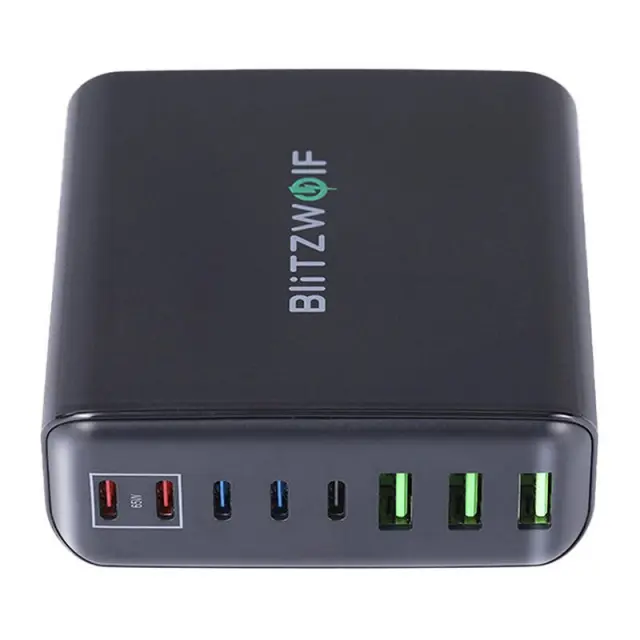 Wall charger Blitzwolf BW-S26 250W (black) 2