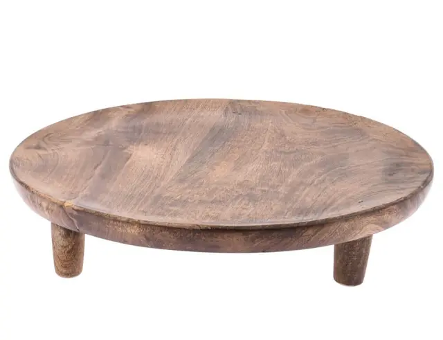 Ξύλινος Δίσκος Σερβιρίσματος από Ξύλο Mango, 30x30x6cm A54040100 2