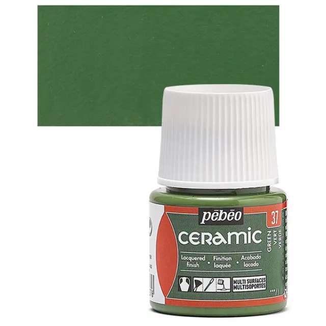 Pebeo Ceramic Καλυπτικό Σμάλτο - 37 Green - 45ml
