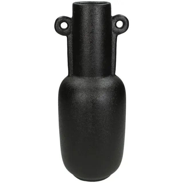 Βάζο Μαύρο Κεραμικό 13x13x33.5cm