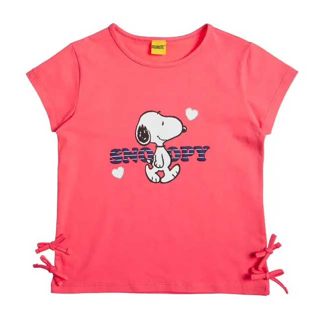 Μπλούζα Snoopy με ανάγλυφα γράμματα