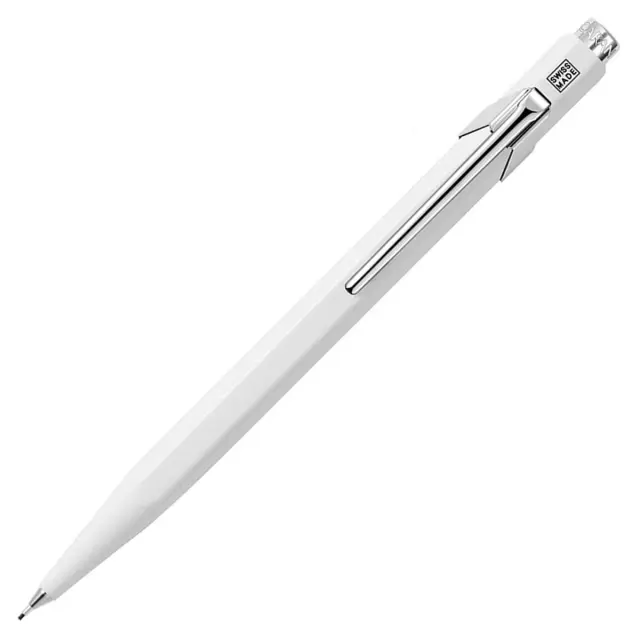 Caran d’Ache 844 Μεταλλικό Μηχανικό Μολύβι 0.7mm Λευκό
