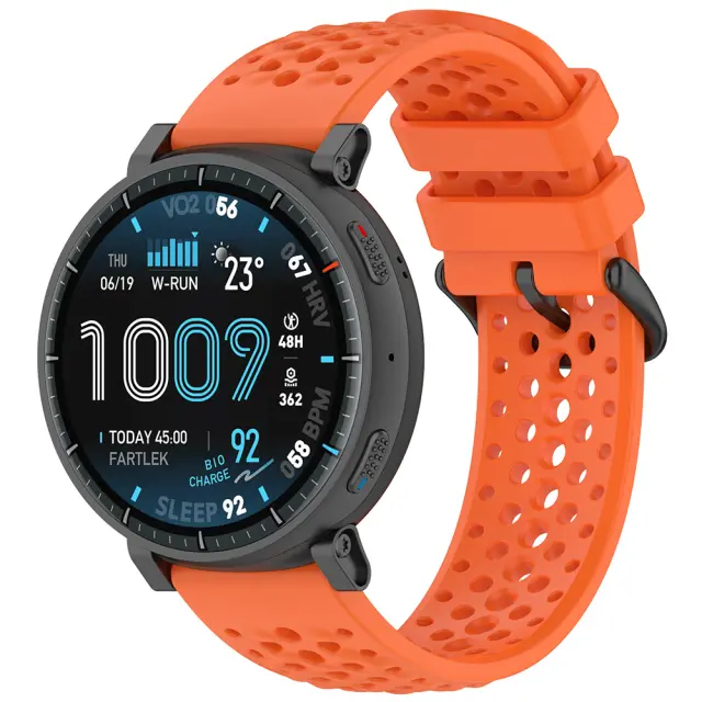Techsuit - Universal Watchband 22mm (W083) - Xiaomi Redmi Watch 5 Active / Redmi Watch 5 Lite - Orange 2