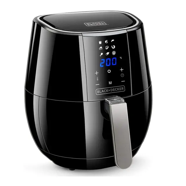 Black + Decker Φριτέζα Αέρος 1500W Μαύρη Black
