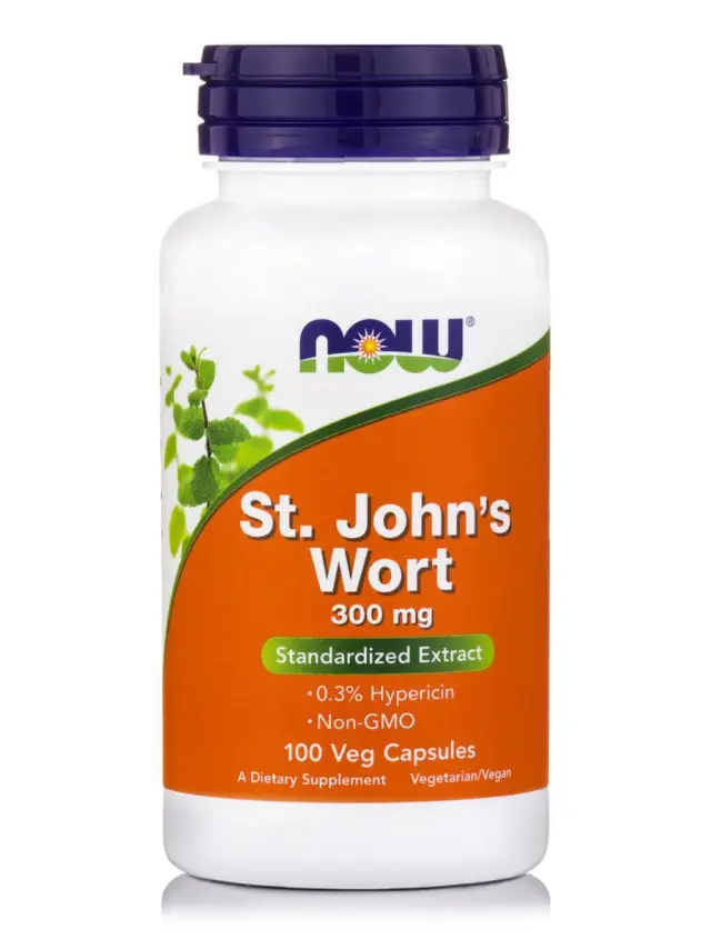 Now | St. John's Wort Extract 300mg | Συμπλήρωμα Διατροφής για Καλή Διάθεση | 100VegiCaps.
