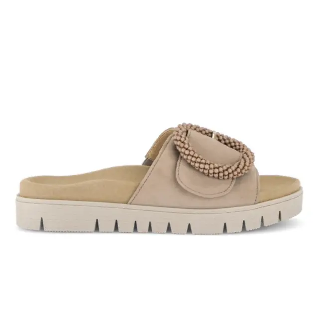 Gabor Παντόφλες Γυναικείο δέρμα Nubuck Καφέ GAB/63745N 14-CARAMEL