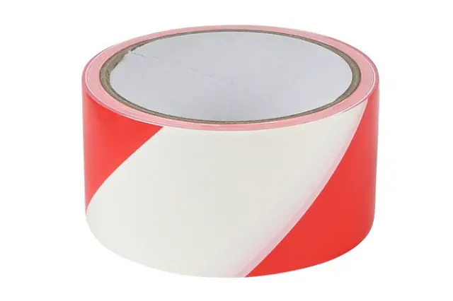 Barrier tape red/white 50 m