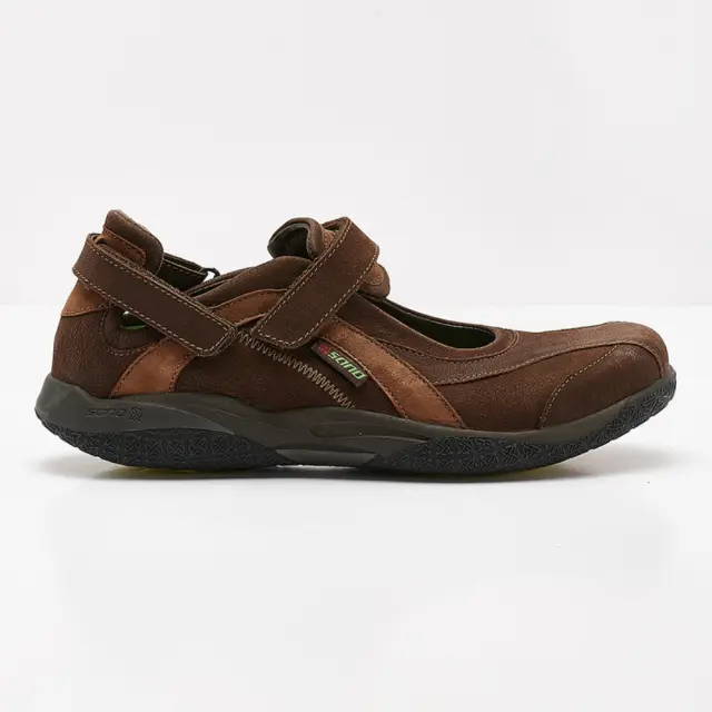 Mephisto/Sano Μπαρέτες Γυναικείο δέρμα Nubuck Καφέ SAN/KILT D/BROWN - 36