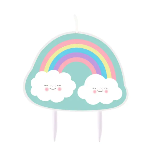Κερί Rainbow & Cloud - ουράνιο τόξο και τα σύννεφα