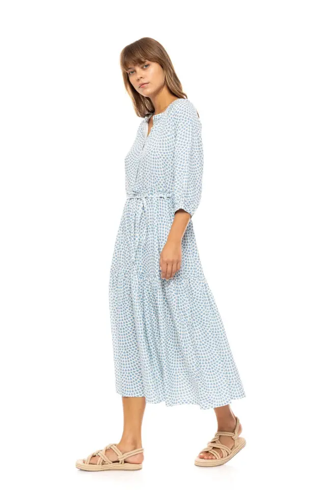 Beachwear B560 Vista Blue-Cream Pink Label - S 3