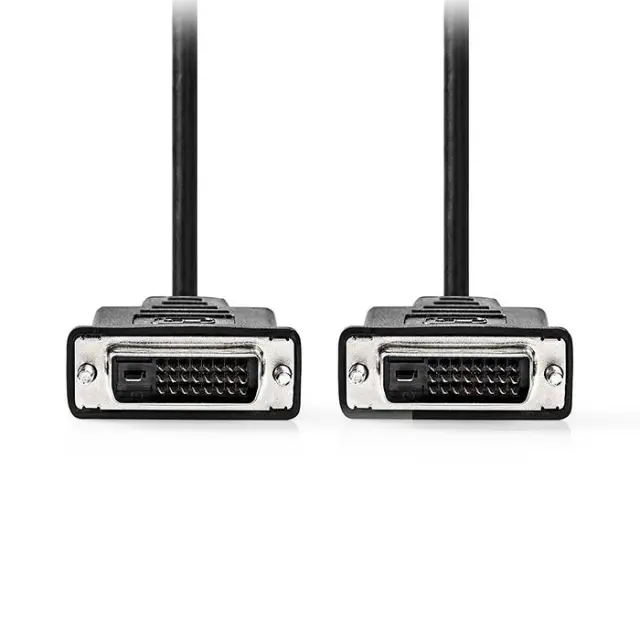 Καλώδιο DVI-D 24+1-Pin αρσ. - DVI-D 24+1-Pin αρσ, 2.00m σε μαύρο χρώμα.