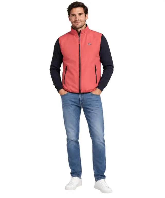 Norway Nautical School - Ανδρικό Αμάνικο Μπουφάν 849140-RED Κόκκινο
