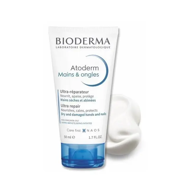 Bioderma Atoderm Ενυδατική Κρέμα Χεριών και Νυχιών 50ml