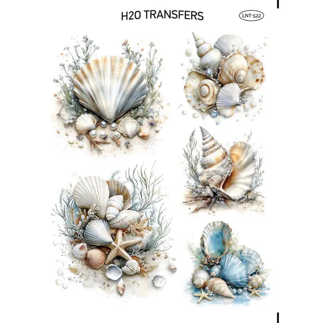 Χαρτί Easy Transfer, Θαλασσινοί θησαυροί, LNT-522, 25x35cm