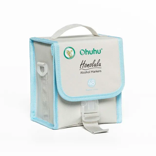 Ohuhu Honolulu Alcohol Markers Σετ Μαρκαδόρων 48 Pastel χρωμάτων Brush & Chisel/ Y30-80403-67 (OHUHU)
