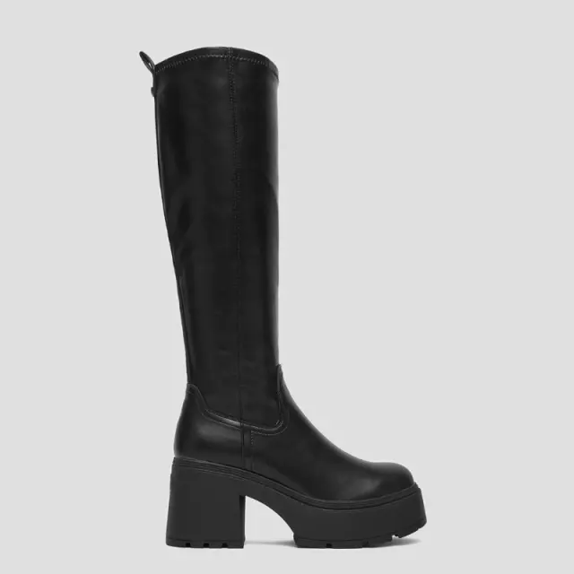 Γυναικείες Ψηλές Μπότες Buffalo Mila HI Boot 1220084 Μαύρο - 37