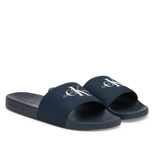 Ανδρικές Παντόφλες Slide Calvin Klein YM0YM01271 DW4 Μπλε Μπλε - 41 2
