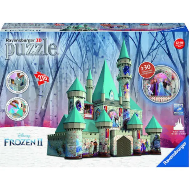 Ravensburger 3D Puzzle Maxi: Elsa s Castle (216pcs) (11156)